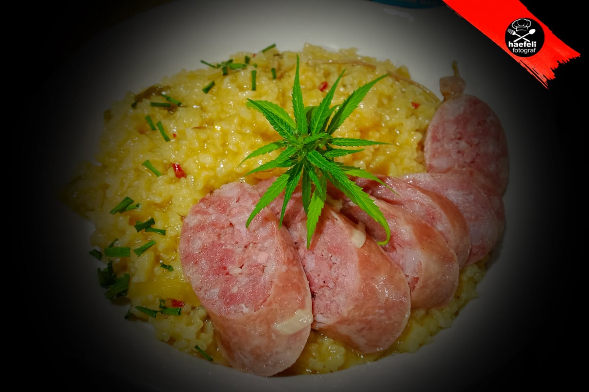 cucina ticinese, risotto luganighe, fotohaefeli, jörg haefeli aarwangen, food fotograf, food photographer