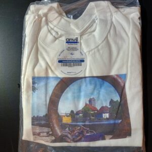 schloss aarwangen von fotohaefeli fotografiert und als sujet auf ein weisses anvil tshirt gedruckt