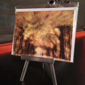 schreibkarte parc de bastions, geneve, fotohaefeli, genf, geneva