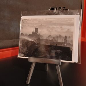 Morgendlicher Herbstnebel über der Ländte und Scheuerhof Aarwangen mit Schloss