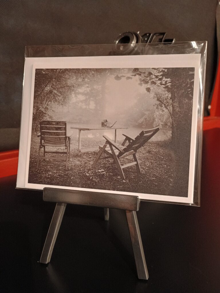 symbolisiertes Sujet Geduld, warten, schwarzweiss, fotohaefeli