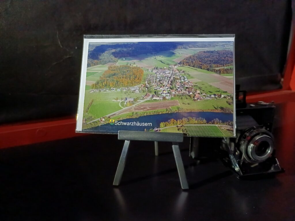 Luftbild von 4911 schwarzhäusern mit der dji drohne und victor hasselblad kamera