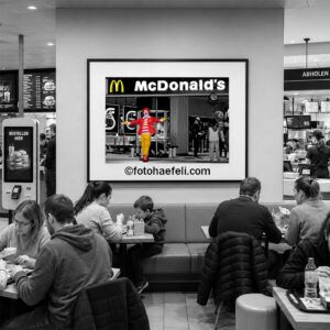 Mc Donalds, Ronald Mc Donald, Ray Kroc, Swiss mall Ebikon