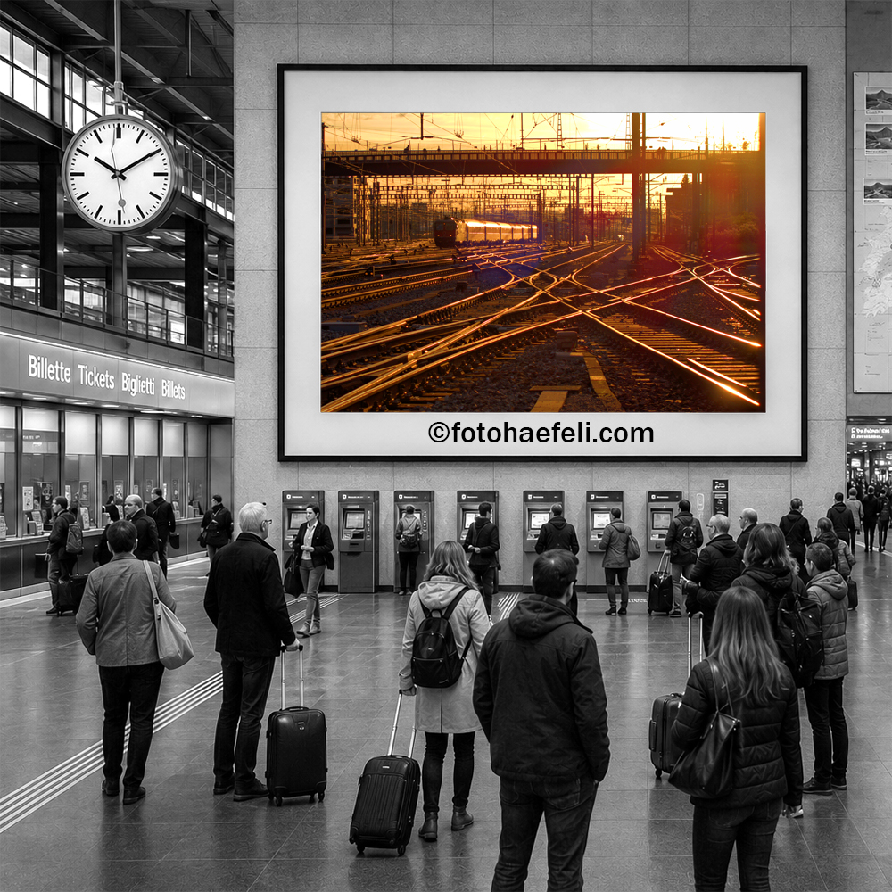SBB CFF FFS, Gleisanlage Hauptbahnhof Zürich Schweiz