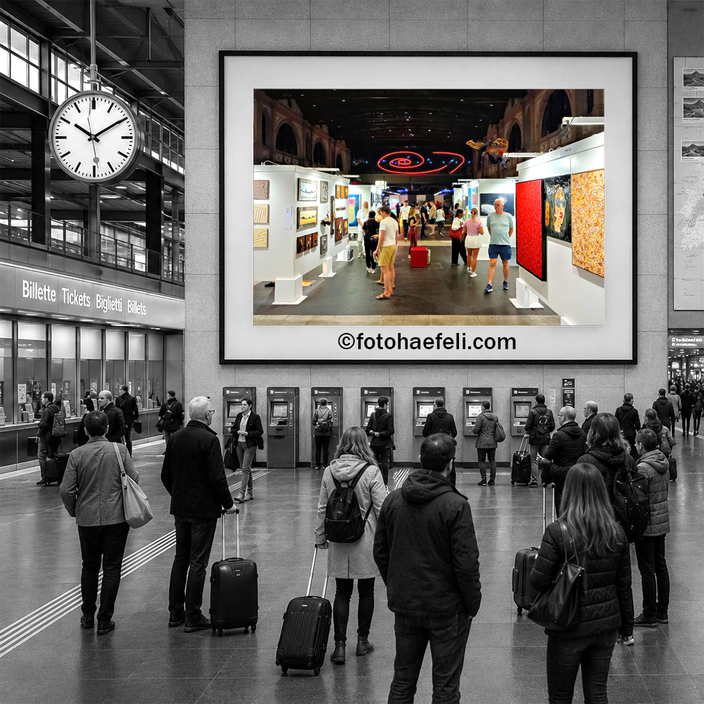 Swiss Art Project, ARTBOXY 2026 im Hauptbahnhof Zürich SBB